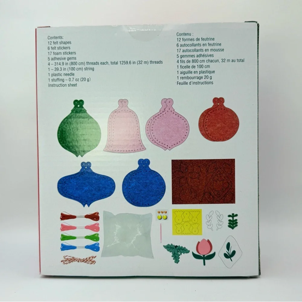 Holiday Christmas Felt Garland Kid’s Craft Kit